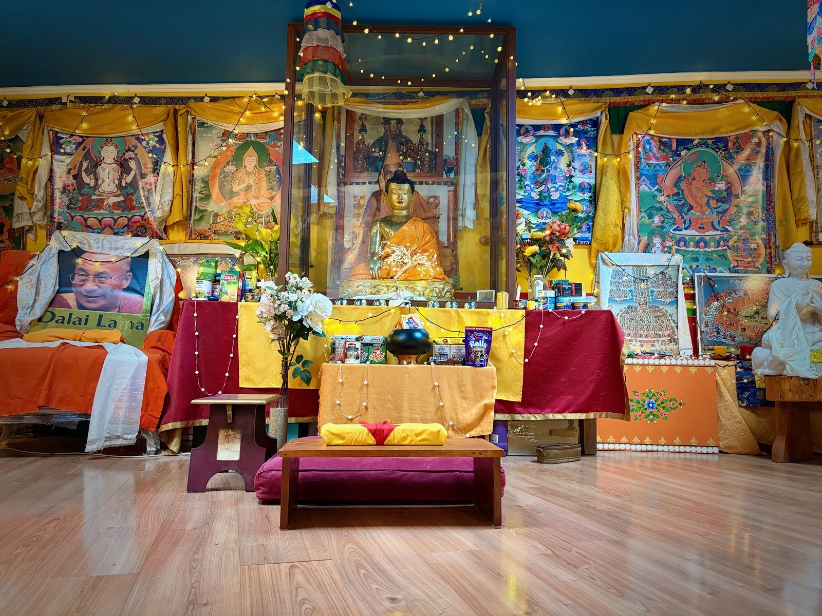 Altar del Centro Budista Tibetano Choe Khor Ling